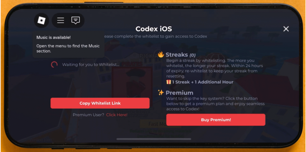 Codex Executor iOS Key