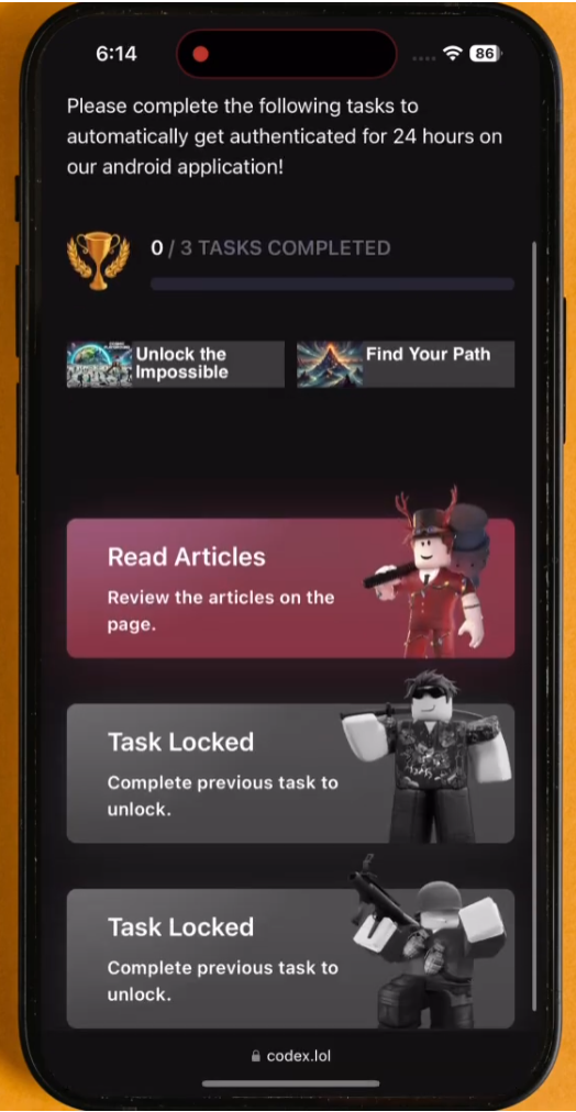 Codex Executor iOS Key