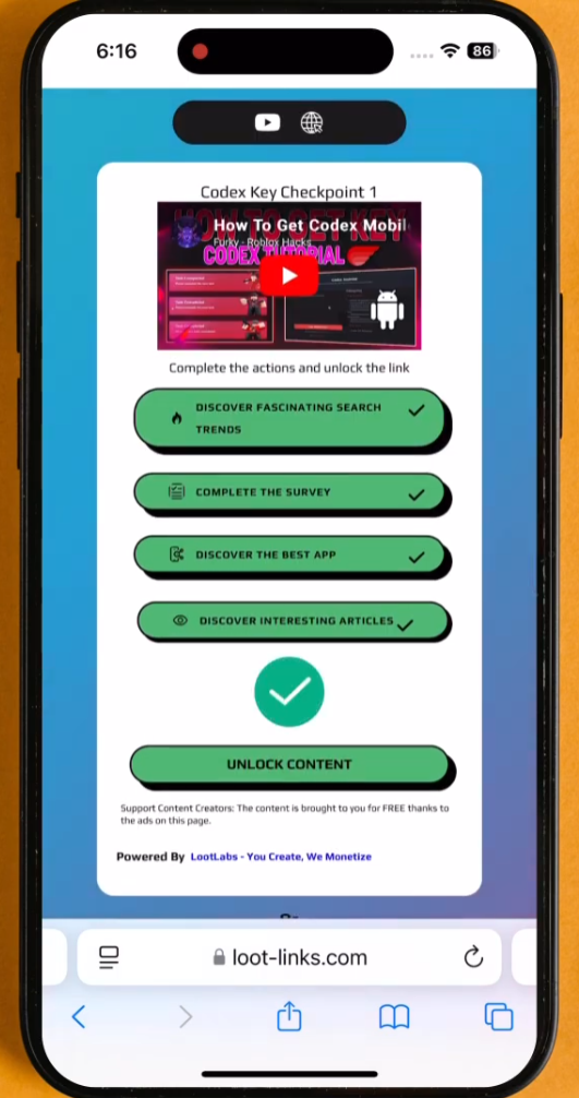 Codex Executor iOS Key